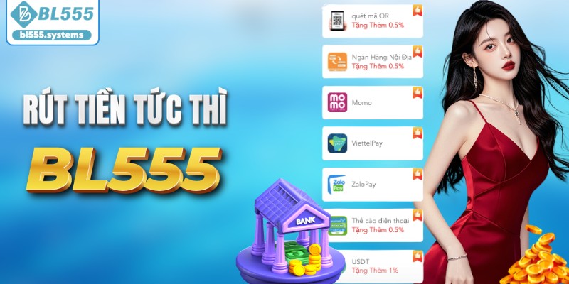 Cách rút tiền BL555 cực đơn giản Cách rút tiền BL555 cực đơn giản