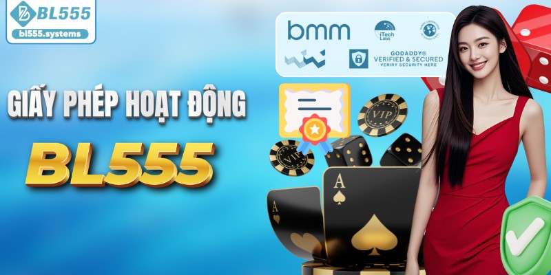 Thông tin về giấy phép của BL555 Thông tin về giấy phép của BL555